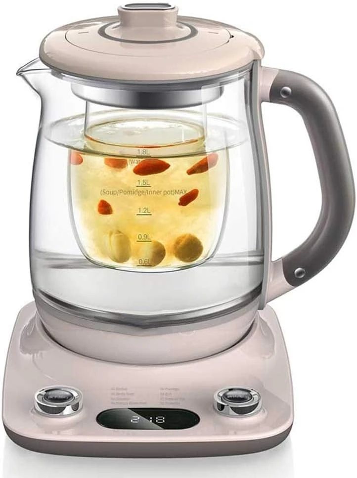 YSH-C18R1 Health-Care Beverage Tea Maker and Kettle, Kettle with Infuser, 316 Stainless Steel & Glass Brew Cooker, 8-in-1 P
YSH-C18R1 Health-Care Beverage Tea Maker and Kettle, Kettle with Infuser, 316 Stainless Steel & Glass Brew Cooker, 8-in-1 P