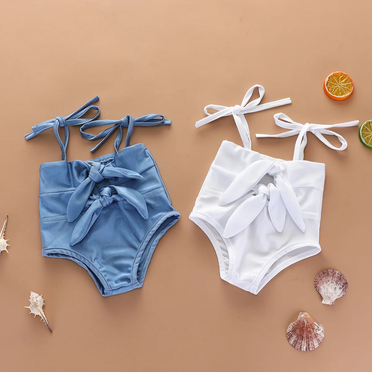 Cute Baby Girls Summer One Piece Beach Suspenders Swimsuit Children Bow Swimsuit Infant Simple Fashion Lace-up Swimsuit
Cute Baby Girls Summer One Piece Beach Suspenders Swimsuit Children Bow Swimsuit Infant Simple Fashion Lace-up Swimsuit