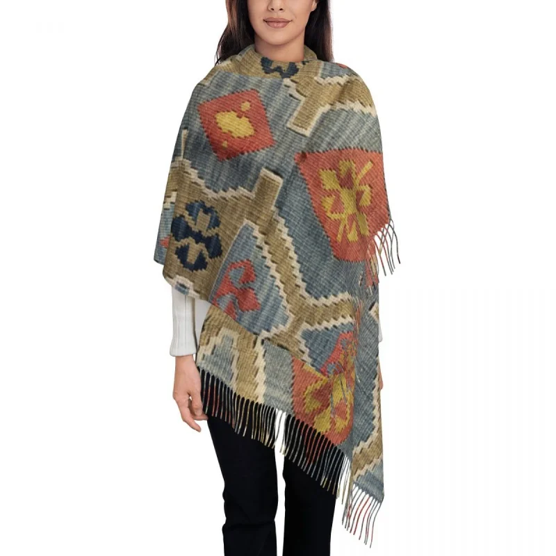Navaho Weave Turkish Ethnic Kilim Tassel Scarf Women Soft Vintage Persian Antique Tribal Shawl Wrap Lady Winter Scarves
Navaho Weave Turkish Ethnic Kilim Tassel Scarf Women Soft Vintage Persian Antique Tribal Shawl Wrap Lady Winter Scarves