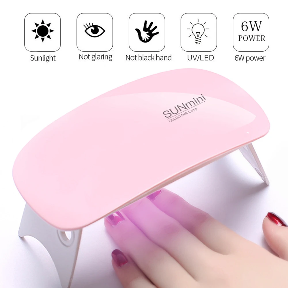 6W Nail Dryer Pink Machine Portable Mini Nail Lamp LED Lamp USB Cable Home Use Fast Drying Lamp for Gel Polish Tools
6W Nail Dryer Pink Machine Portable Mini Nail Lamp LED Lamp USB Cable Home Use Fast Drying Lamp for Gel Polish Tools