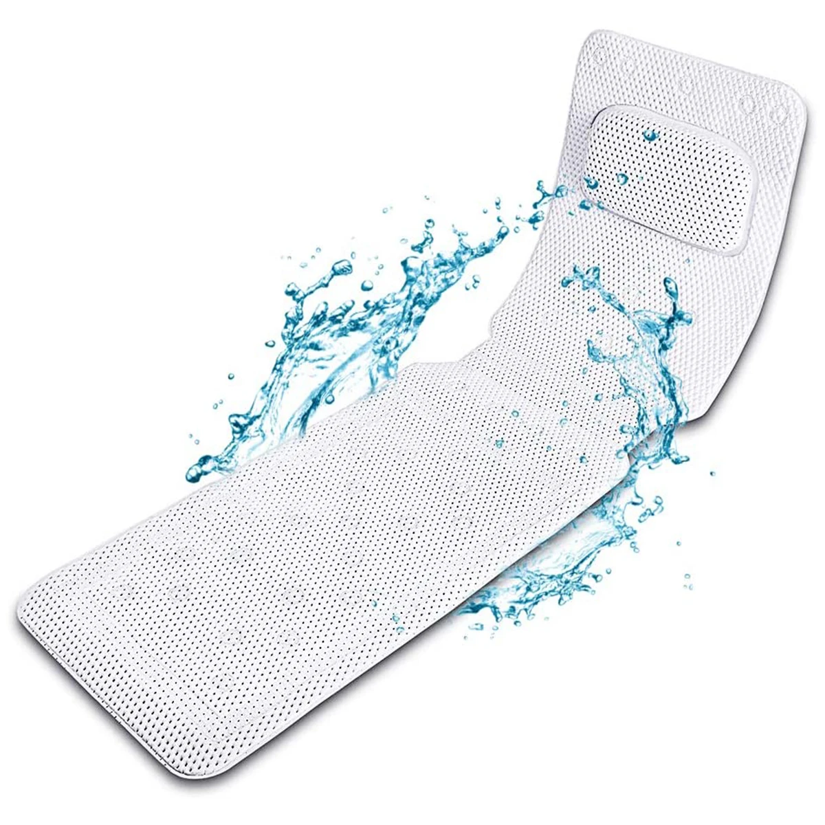 Full Body Bath pillow for Head and Neck Rest Body Spa Bath Mattress Cushion with Breathable Bathtub Mat
Full Body Bath pillow for Head and Neck Rest Body Spa Bath Mattress Cushion with Breathable Bathtub Mat
