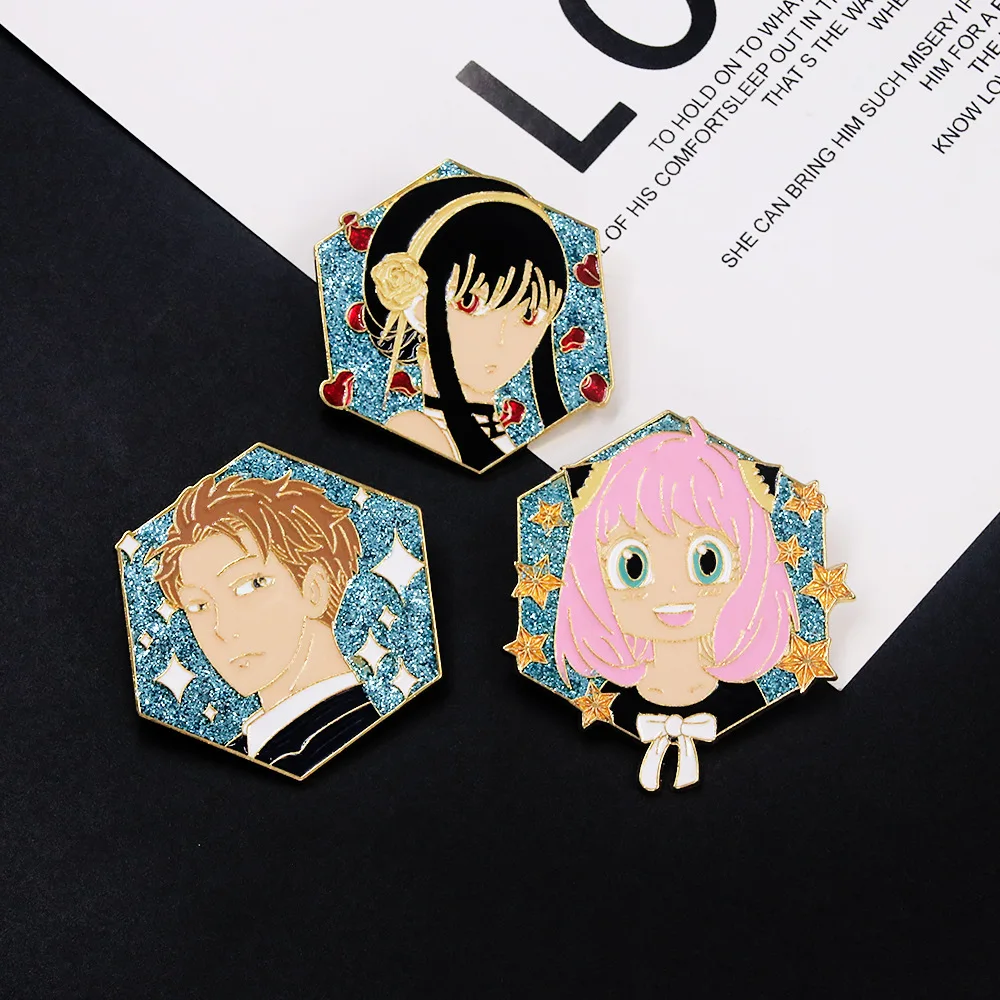 Anime Spy x Family Metal Pins Brooch Enamel Badge Brooch for Bag Backpack Decoration Jewelry Gifts Fans Collection Gifts
Anime Spy x Family Metal Pins Brooch Enamel Badge Brooch for Bag Backpack Decoration Jewelry Gifts Fans Collection Gifts