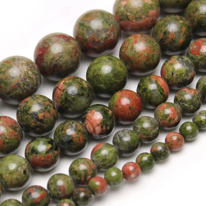 Natural Unakite Stone A+ Quality Loose Spacer Round Beads For Jewelry Making Accessories DIY Necklace Bracelet 4/6/8/10/12mm 
Natural Unakite Stone A+ Quality Loose Spacer Round Beads For Jewelry Making Accessories DIY Necklace Bracelet 4/6/8/10/12mm