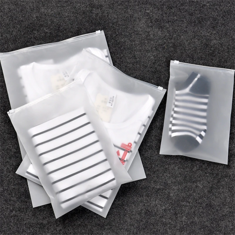 Transparent Frosted Plastic Clothing Packaging Ziplock Bags Travel Shipping Sealed Clear Waterproof Underwear Socks Home
Transparent Frosted Plastic Clothing Packaging Ziplock Bags Travel Shipping Sealed Clear Waterproof Underwear Socks Home