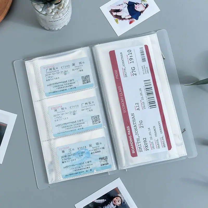 Transparent Card Package Movie Ticket Collection Air Travel Ticket Laser Ticket Collection Commemorative Album 3 Inch Generation
Transparent Card Package Movie Ticket Collection Air Travel Ticket Laser Ticket Collection Commemorative Album 3 Inch Generation