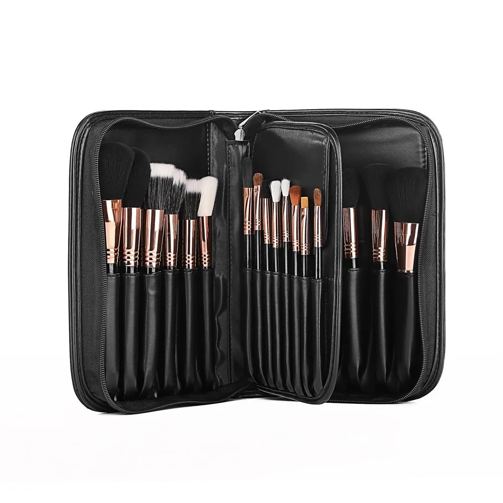 3-layer 29-hole Makeup Brush Zipper Bag Book Page PU Leather Empty Brush Bag Large Capacity Makeup Brush Bag Storage Tool
3-layer 29-hole Makeup Brush Zipper Bag Book Page PU Leather Empty Brush Bag Large Capacity Makeup Brush Bag Storage Tool