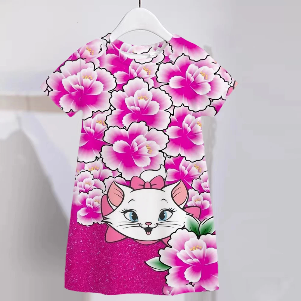 Детские летние футболки с коротким рукавом для девочек, платье с принтом «Мария и кот», топы для маленьких девочек, футболки, детская одежда для маленьких девочек, 2022
Детские летние футболки с коротким рукавом для девочек, платье с принтом «Мария и кот», топы для маленьких девочек, футболки, детская одежда для маленьких девочек, 2022