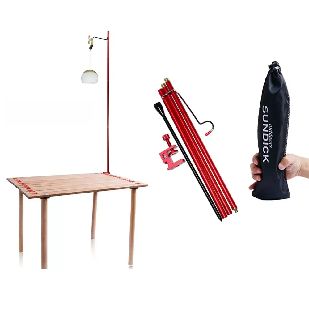 SUNDICK Outdoor Camping Hiking Aluminum Foldable Lamp Post Pole Portable Fishing Hanging Light Fixing Stand Holder
SUNDICK Outdoor Camping Hiking Aluminum Foldable Lamp Post Pole Portable Fishing Hanging Light Fixing Stand Holder
