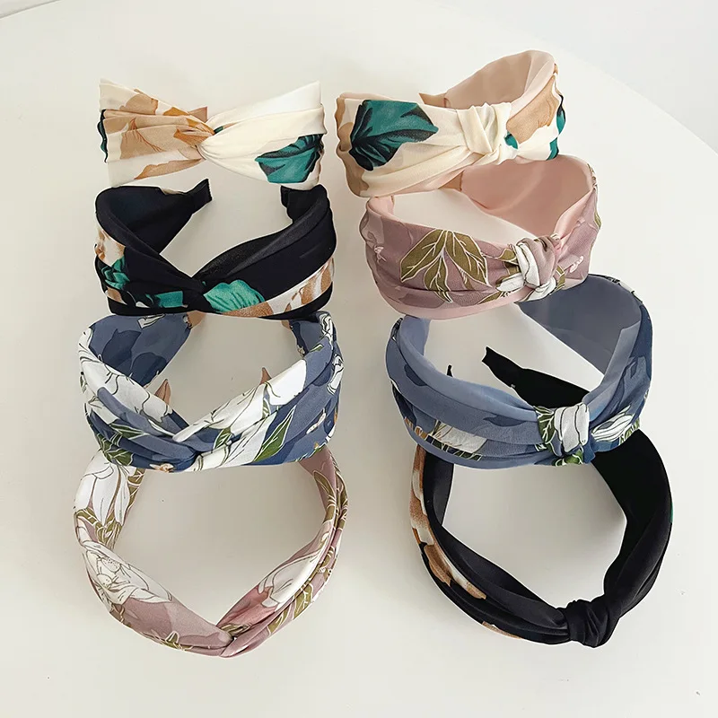 New Cross Women's Hairband Wide Side Flower Headband Girls Ladies Center Knot Fresh Turban Summer Adult Hair Accessories Hoop
New Cross Women's Hairband Wide Side Flower Headband Girls Ladies Center Knot Fresh Turban Summer Adult Hair Accessories Hoop
