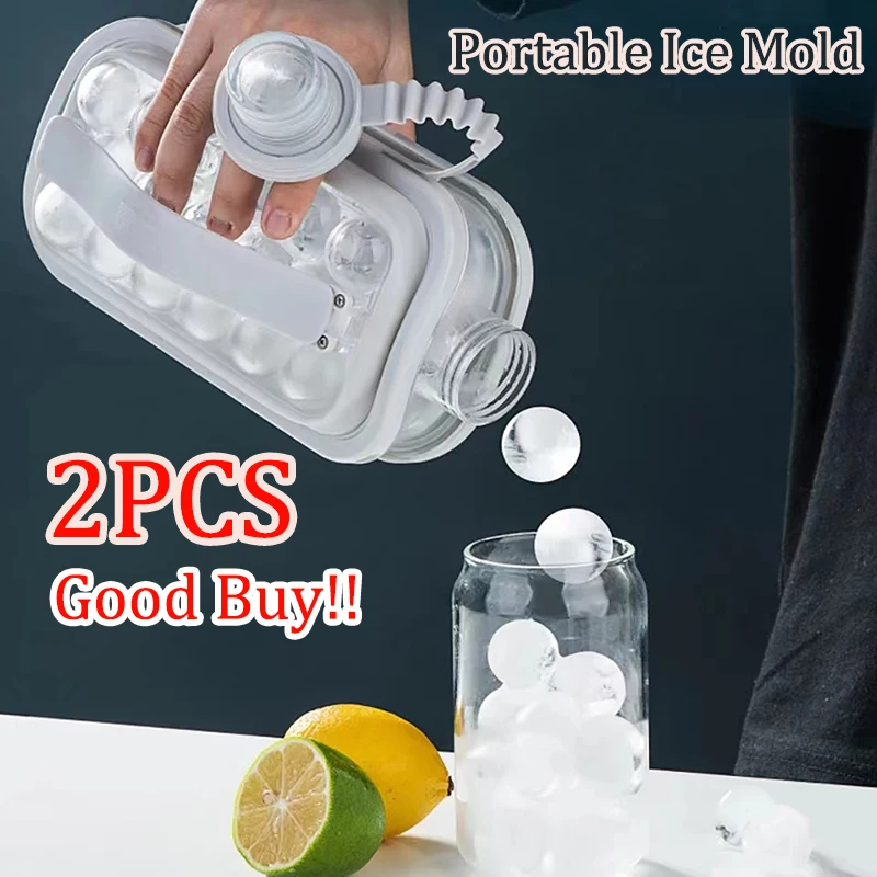 Ice Ball Ice Cube Mould Portable With Lid Kettle Ice Maker Silicone Creative Ice Hockey Whiskey Cocktail Home Bar Kitchen Tool
Ice Ball Ice Cube Mould Portable With Lid Kettle Ice Maker Silicone Creative Ice Hockey Whiskey Cocktail Home Bar Kitchen Tool
