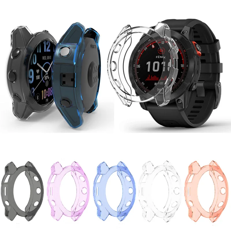 TPU Shell Soft Frame Case Glass Screen Protector Film For Garmin Fenix 7/7S/7X/6/6S/6X Pro Smart Watch Protective Bumper Cover
TPU Shell Soft Frame Case Glass Screen Protector Film For Garmin Fenix 7/7S/7X/6/6S/6X Pro Smart Watch Protective Bumper Cover