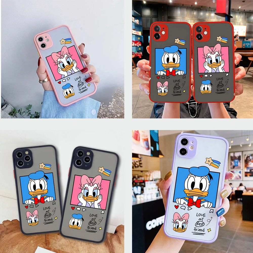Disney Donald Duck Daisy Duck Phone Case For iphone 13 12 11 Pro Max Mini XS 8 7 Plus X SE 2020 XR Matte Transparent Cover
Disney Donald Duck Daisy Duck Phone Case For iphone 13 12 11 Pro Max Mini XS 8 7 Plus X SE 2020 XR Matte Transparent Cover
