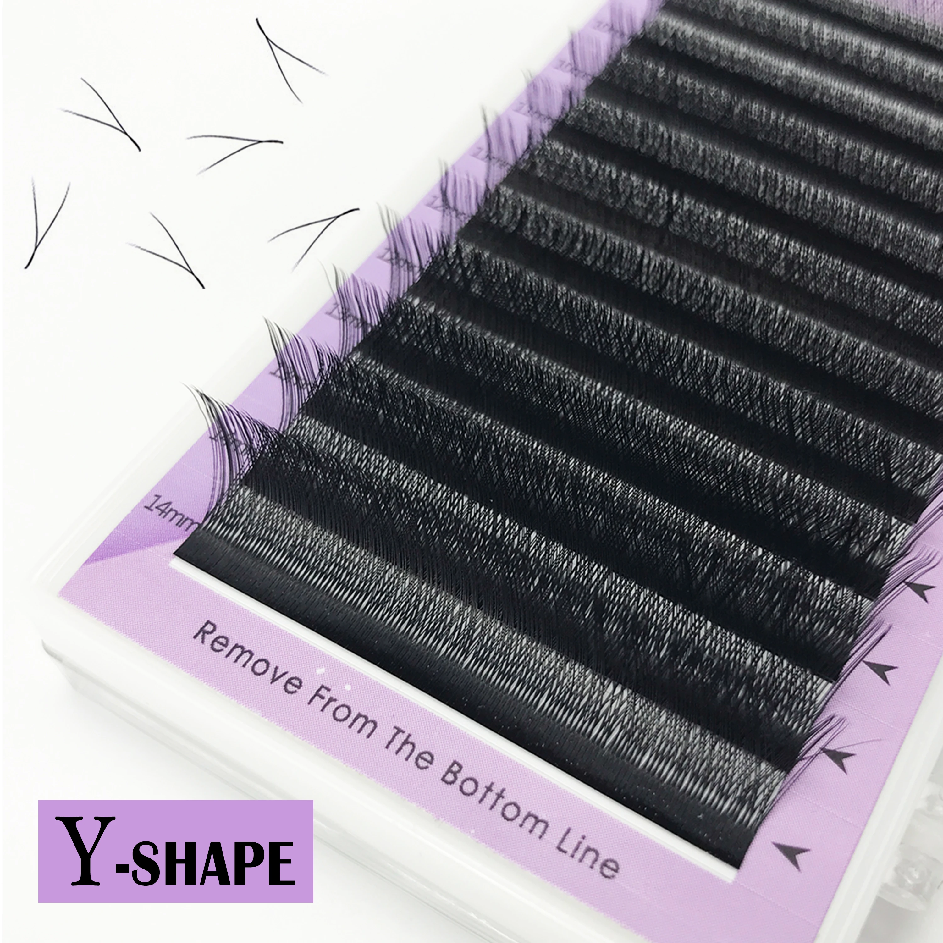 YY Eyelash Extension C D Curl 0.07mm 8-15mm Tray Volume Lash Extensions 2D Easy Fans Y Lashes Premade Cluster Fans
YY Eyelash Extension C D Curl 0.07mm 8-15mm Tray Volume Lash Extensions 2D Easy Fans Y Lashes Premade Cluster Fans