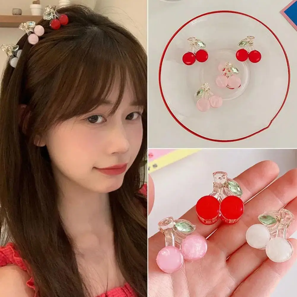 Women Hair Pin Sweet Fruit Hair Accessories Cute Cherry-shaped Non-slip Hair Pins Claws for Fashionable Bangs Elegant Hair Clip
Women Hair Pin Sweet Fruit Hair Accessories Cute Cherry-shaped Non-slip Hair Pins Claws for Fashionable Bangs Elegant Hair Clip