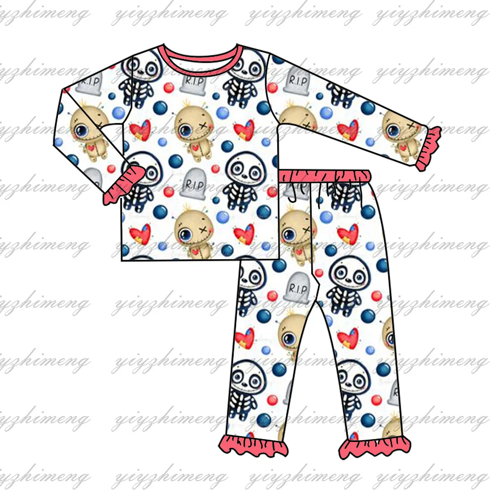 Halloween style Girls boys cute pajamas set brother and sister set Long sleeve pants 2 pieces
Halloween style Girls boys cute pajamas set brother and sister set Long sleeve pants 2 pieces