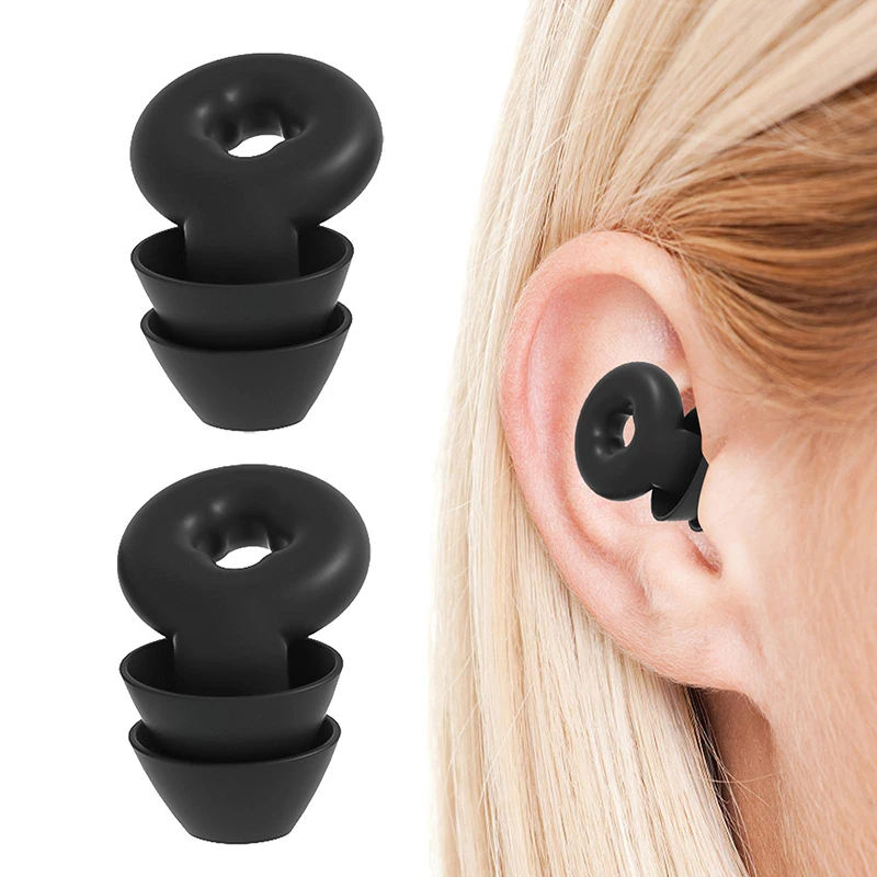 1Pair Silicone Earplug Noise Canceling Soundproof Hearing Protection Sleeping Ear Plug Comfortable Waterproof For Sports Earmuff
1Pair Silicone Earplug Noise Canceling Soundproof Hearing Protection Sleeping Ear Plug Comfortable Waterproof For Sports Earmuff