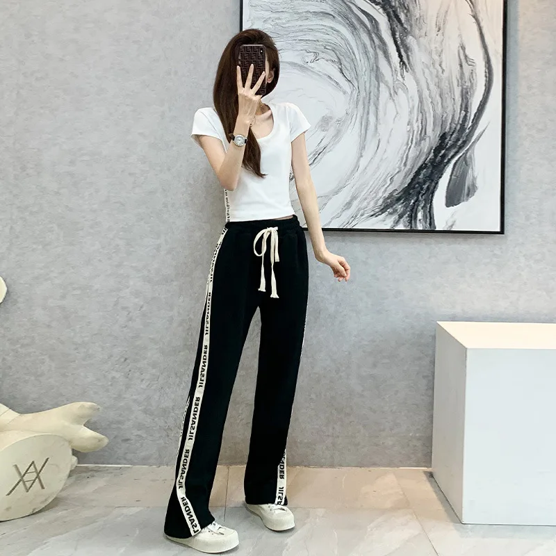 485 Sports Suit Leisure Wear Suit Female Cotton T Shirt Outfit 2022 Korean Style Fashion Loose Two-piece Women Suit Streetwear
485 Sports Suit Leisure Wear Suit Female Cotton T Shirt Outfit 2022 Korean Style Fashion Loose Two-piece Women Suit Streetwear