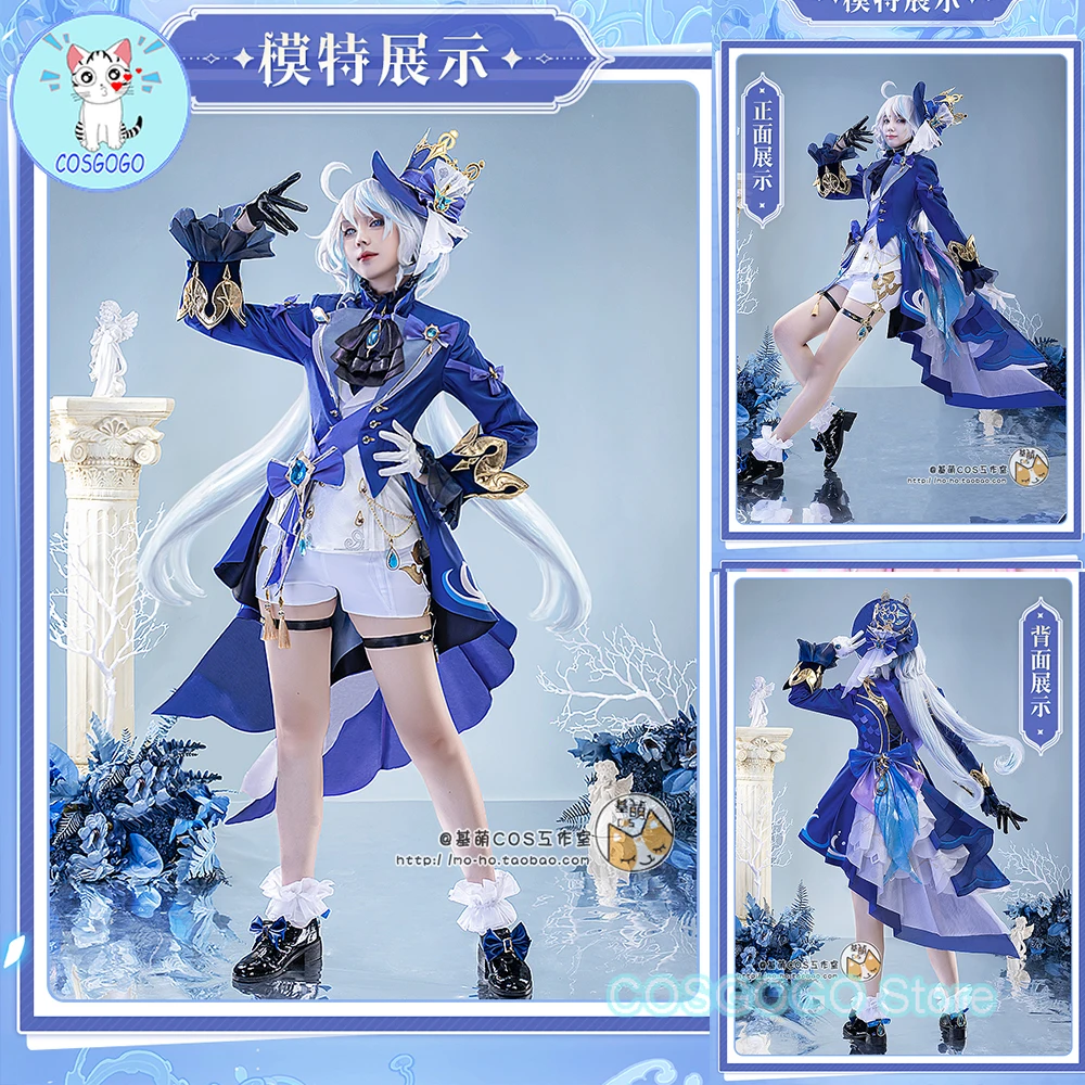 COSGOGO Game Genshin Impact Water God Furina Cosplay Costume Halloween Outfits Game Clothing Women Dress Gown
COSGOGO Game Genshin Impact Water God Furina Cosplay Costume Halloween Outfits Game Clothing Women Dress Gown