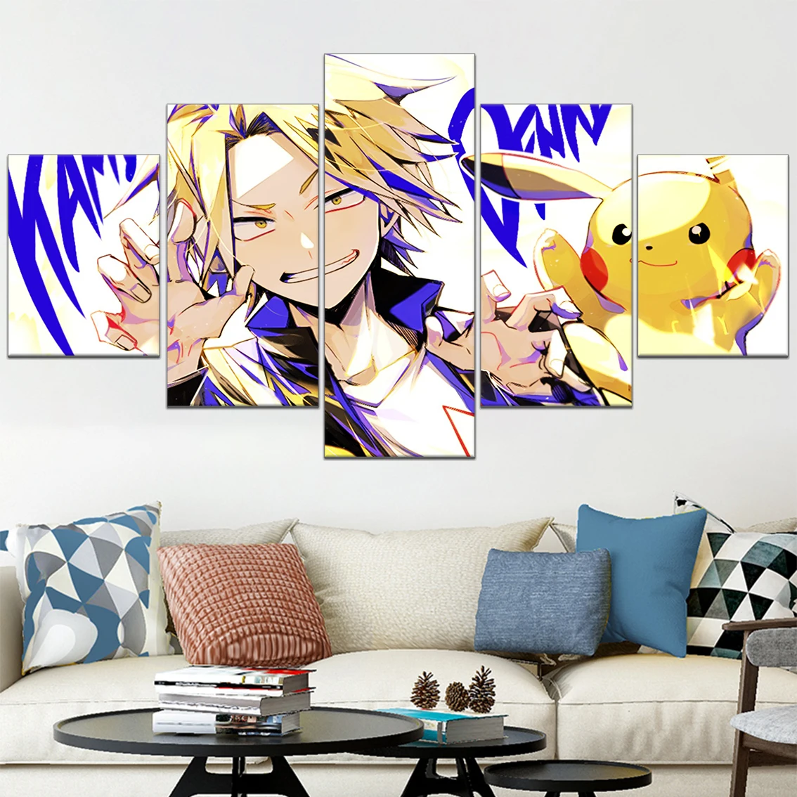 My Hero Academia Anime Poster Home Decor 5 Panel Modern Canvas Painting HD Print Denki Kaminari Pictures Wall Art Living Room
My Hero Academia Anime Poster Home Decor 5 Panel Modern Canvas Painting HD Print Denki Kaminari Pictures Wall Art Living Room