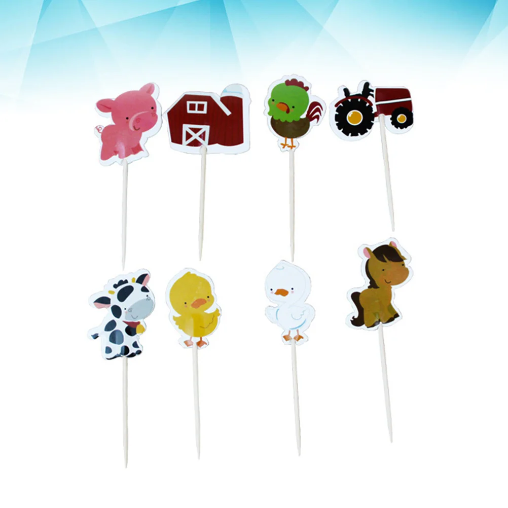 Decorations Cake Party Pattern Farm Cupcake Topper Supplies Animals Cartoon Chicken Duck Horse
Decorations Cake Party Pattern Farm Cupcake Topper Supplies Animals Cartoon Chicken Duck Horse