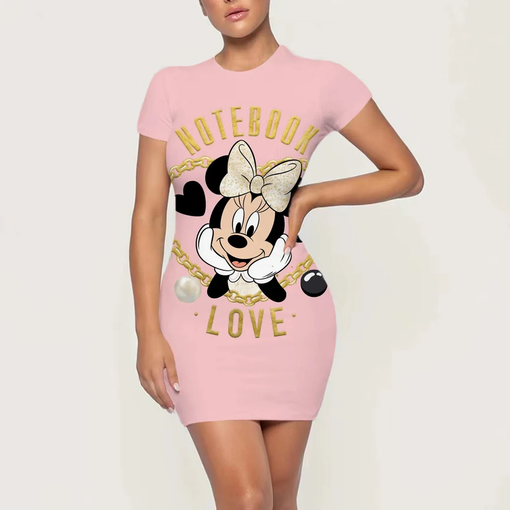 Summer Disney Minnie Mouse Ladies Sexy Bodysuit 3D Tie Dye Pack Hip Skirt Round Neck Vintage Beachwear Fashion Party Dress
Summer Disney Minnie Mouse Ladies Sexy Bodysuit 3D Tie Dye Pack Hip Skirt Round Neck Vintage Beachwear Fashion Party Dress