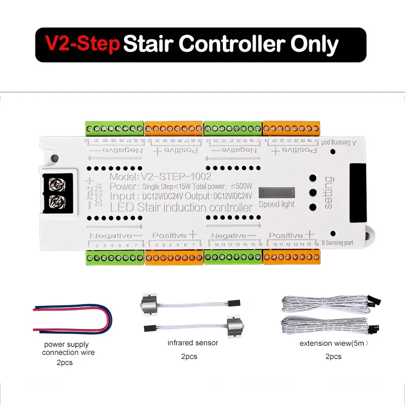 RGB Контроллер для лестничного освещения V2 
RGB Контроллер для лестничного освещения V2