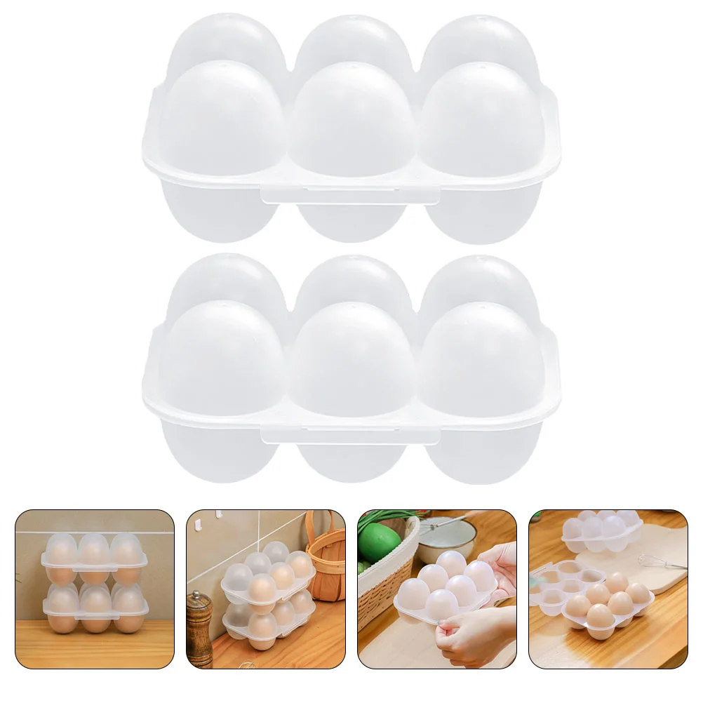 2pcs Multi-grid Eggs Storage Holder Transparent Egg Organizer Food-grade Reusable Egg Saver
2pcs Multi-grid Eggs Storage Holder Transparent Egg Organizer Food-grade Reusable Egg Saver