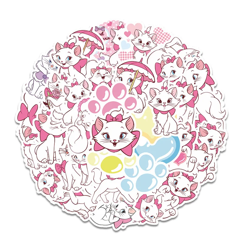 38 Cartoon Pink Cat Hand Account Bow Cute Disney Marie Cat Laptop Waterproof Helmet Sticker Toy Kawaii Gift
38 Cartoon Pink Cat Hand Account Bow Cute Disney Marie Cat Laptop Waterproof Helmet Sticker Toy Kawaii Gift