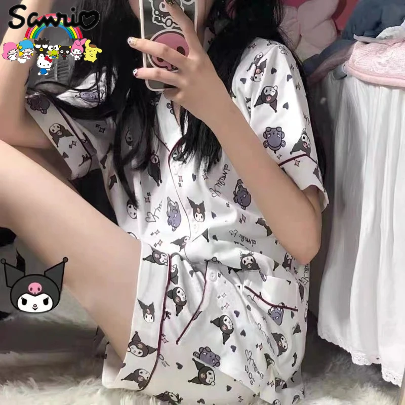Hello Kitty Pajamas Cute Sanrio Kuromi Mymelody Cinnamoroll Kawaii Anime Cartoon Home Clothes Christmas Birthday Gift for Girls
Hello Kitty Pajamas Cute Sanrio Kuromi Mymelody Cinnamoroll Kawaii Anime Cartoon Home Clothes Christmas Birthday Gift for Girls