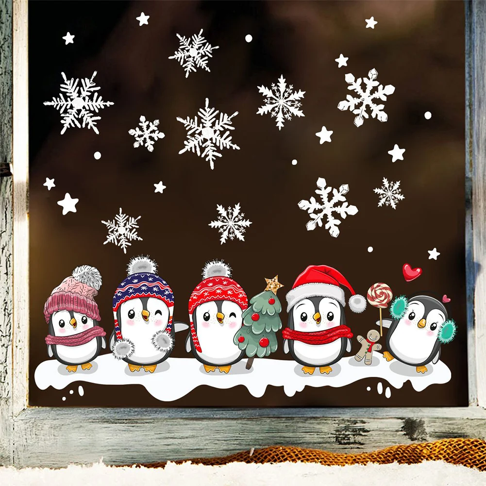 Christmas Snowflake Window Stickers Christmas Wall Stickers Penguin Sticker Decal Home Christmas Decoration 2023
Christmas Snowflake Window Stickers Christmas Wall Stickers Penguin Sticker Decal Home Christmas Decoration 2023