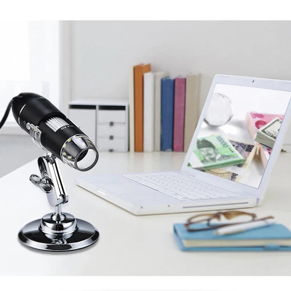 Digital USB Microscope 8 LED Adjustable Endoscope Camera Electronic Stereo Magnifier 500X
Digital USB Microscope 8 LED Adjustable Endoscope Camera Electronic Stereo Magnifier 500X