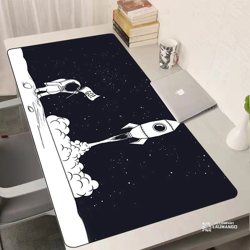 

Xxl Mouse Pad Anime Astronaut Keyboard Gaming Extended 900 × 400 Mousepad Mause Deskpad Desk Moused Free Shipping Large Mat Pads