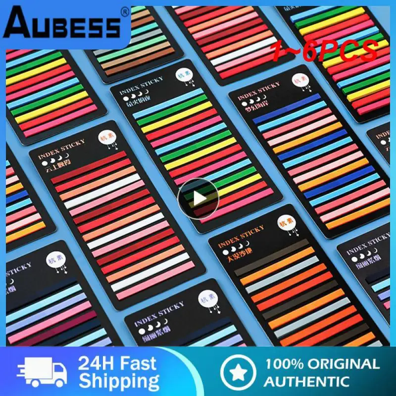 1~6PCS Sheets Transparent Rainbow Index Memo Pad It Sticky Notepads Paper Sticker Notes Bookmark School Supplies Kawaii
1~6PCS Sheets Transparent Rainbow Index Memo Pad It Sticky Notepads Paper Sticker Notes Bookmark School Supplies Kawaii