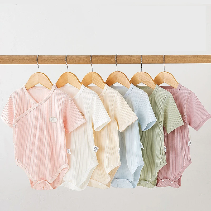 0-18M Kids Summer Short Sleeve Plain Romper Elegant Casual Cute lovely Girls Outfits Newborn Sunsuit Baby Boy Clothes
0-18M Kids Summer Short Sleeve Plain Romper Elegant Casual Cute lovely Girls Outfits Newborn Sunsuit Baby Boy Clothes