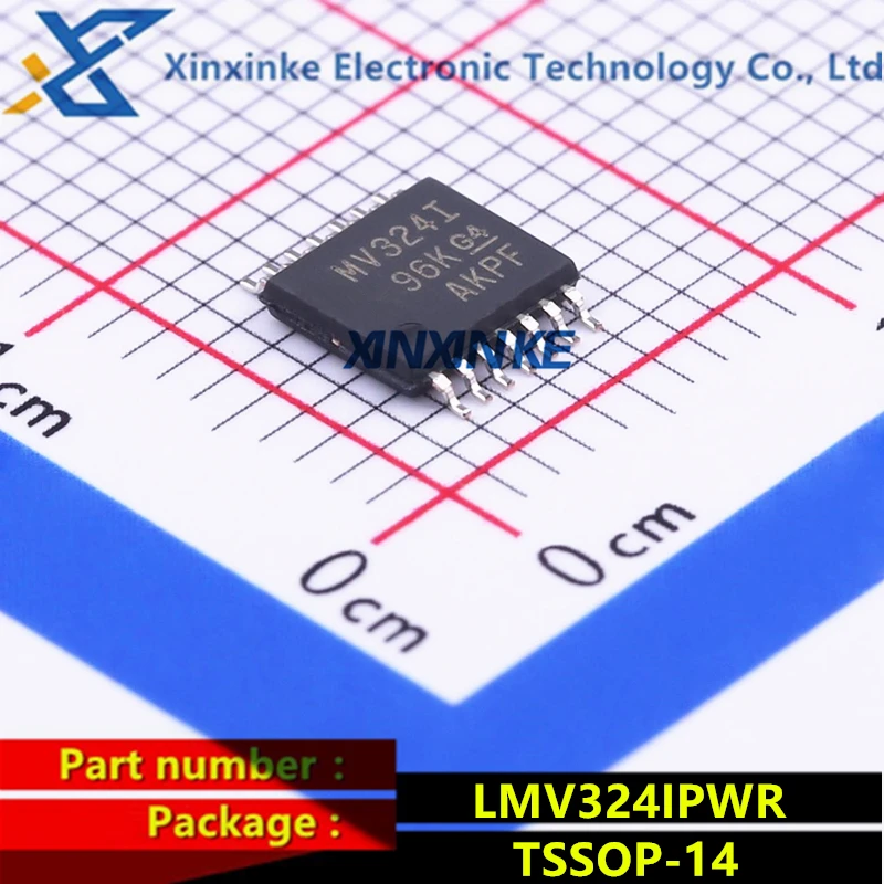 LMV324IPWR MV324I TSSOP-14 Operational Amplifiers - Op Amps Quad Low Voltage Rail-to-Rail Brand New Original
LMV324IPWR MV324I TSSOP-14 Operational Amplifiers - Op Amps Quad Low Voltage Rail-to-Rail Brand New Original