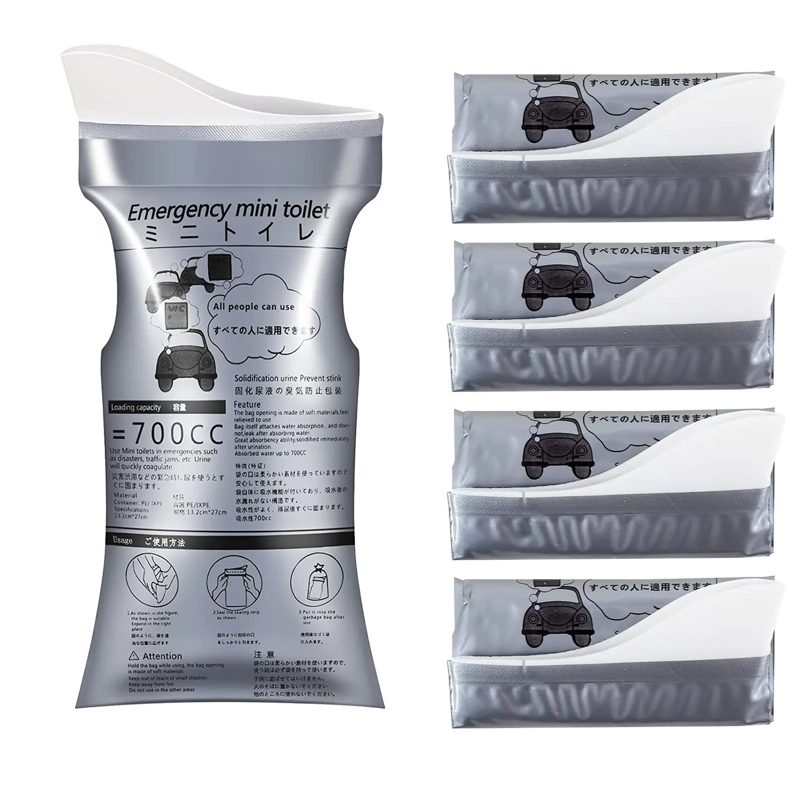 4/8pc 700 Ml Emergency Portable Car Urine Bag Vomit Bags Mini Toilet Emergent Disposable Outdoor Camping Emergency Urine Bag
4/8pc 700 Ml Emergency Portable Car Urine Bag Vomit Bags Mini Toilet Emergent Disposable Outdoor Camping Emergency Urine Bag