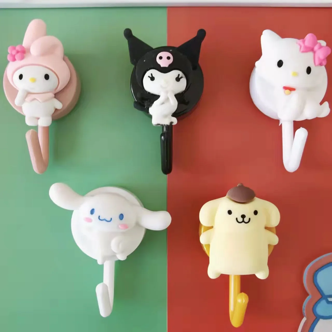 Sanrio Wall Hooks Hello Kitty Melody Toothbrush Holder Shelving Perforation Free Suspension Anime Hook Storage Accessories Gifts
Sanrio Wall Hooks Hello Kitty Melody Toothbrush Holder Shelving Perforation Free Suspension Anime Hook Storage Accessories Gifts
