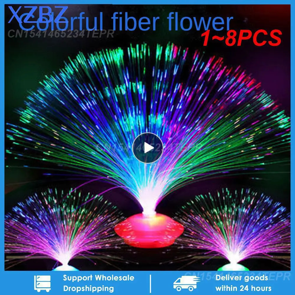 1~8PCS Colored LED Fiber Optic Light Night Lamp Holiday Christmas Wedding Decoration Stars Shine In The Dark Kids Toys Nighting
1~8PCS Colored LED Fiber Optic Light Night Lamp Holiday Christmas Wedding Decoration Stars Shine In The Dark Kids Toys Nighting