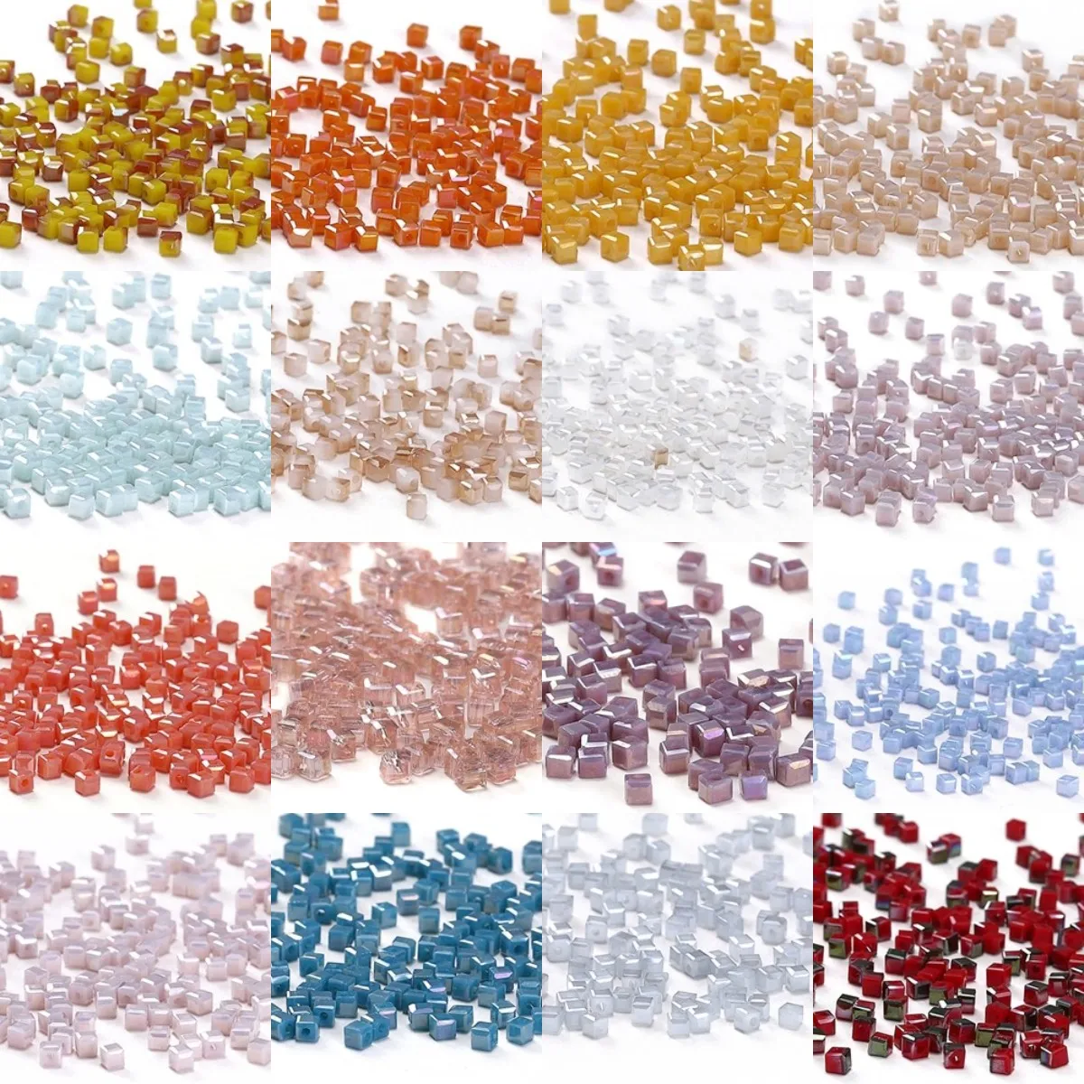 Square-shape Crystal Beads for Jewelry Making 30 Colors AB 100pc 2mm Austria Crystal Cube Beads Bracelet Necklace DIY C-1 
Square-shape Crystal Beads for Jewelry Making 30 Colors AB 100pc 2mm Austria Crystal Cube Beads Bracelet Necklace DIY C-1