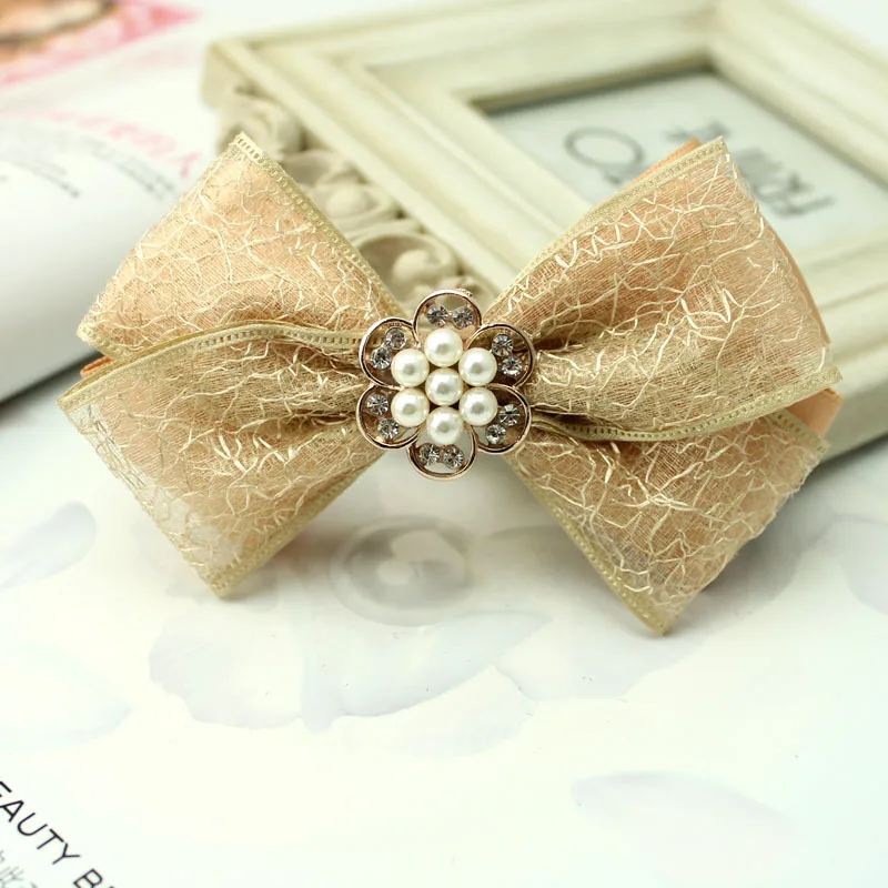 Lady's adult han edition hairpin contracted manual bowknot is lovely hair ornaments lace headdress flower elegant hair
Lady's adult han edition hairpin contracted manual bowknot is lovely hair ornaments lace headdress flower elegant hair