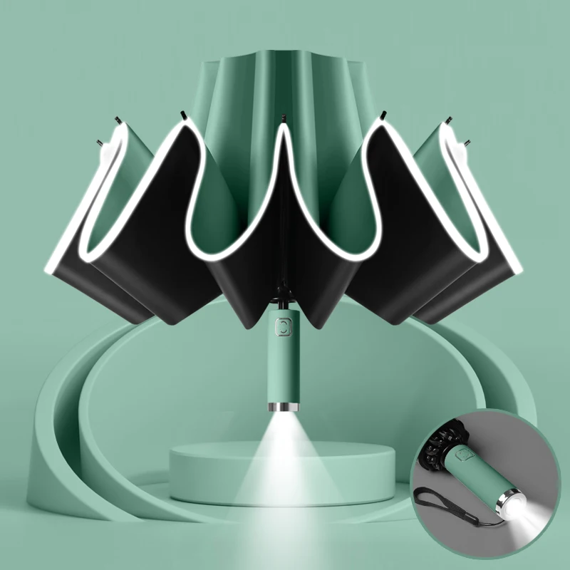 Automatic Men Umbrella Windproof Strong Extra Large Luxury Led Umbrella Light Uv Protection Folding Guarda Chuva Rain Gear
Automatic Men Umbrella Windproof Strong Extra Large Luxury Led Umbrella Light Uv Protection Folding Guarda Chuva Rain Gear