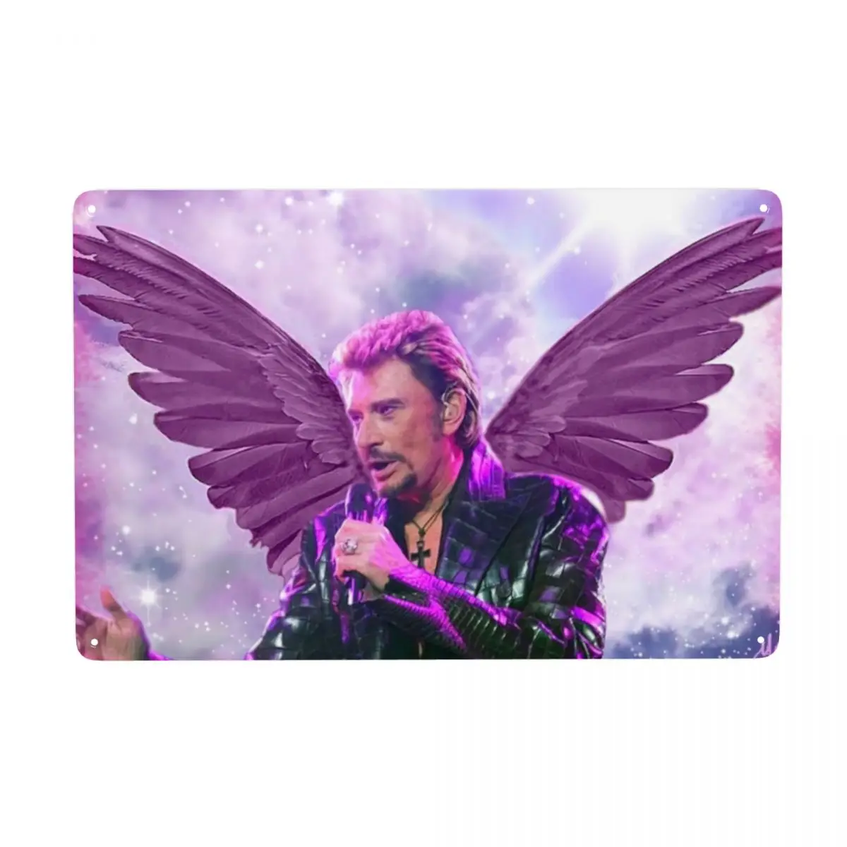 Johnny Hallyday Angel Wings Metal Tin Sign Rectangle Custom French Rock Singer Music Signs Plaque Bar Cafe Restaurant Wall
Johnny Hallyday Angel Wings Metal Tin Sign Rectangle Custom French Rock Singer Music Signs Plaque Bar Cafe Restaurant Wall
