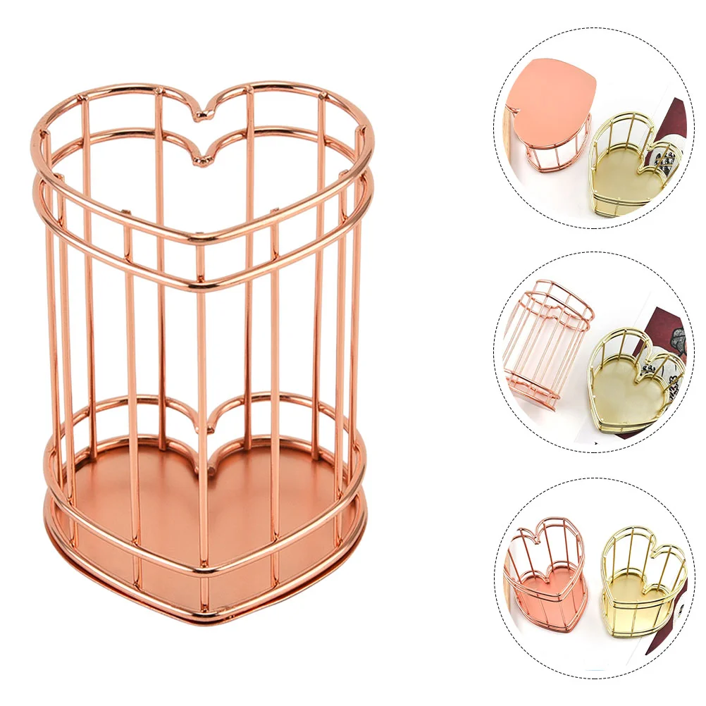 Tabletop Accessories Iron Heart Pen Holder Desktop Brush Pens Bucket Make Stationery Organizer Miss Pot crayon Crayons bureau
Tabletop Accessories Iron Heart Pen Holder Desktop Brush Pens Bucket Make Stationery Organizer Miss Pot crayon Crayons bureau
