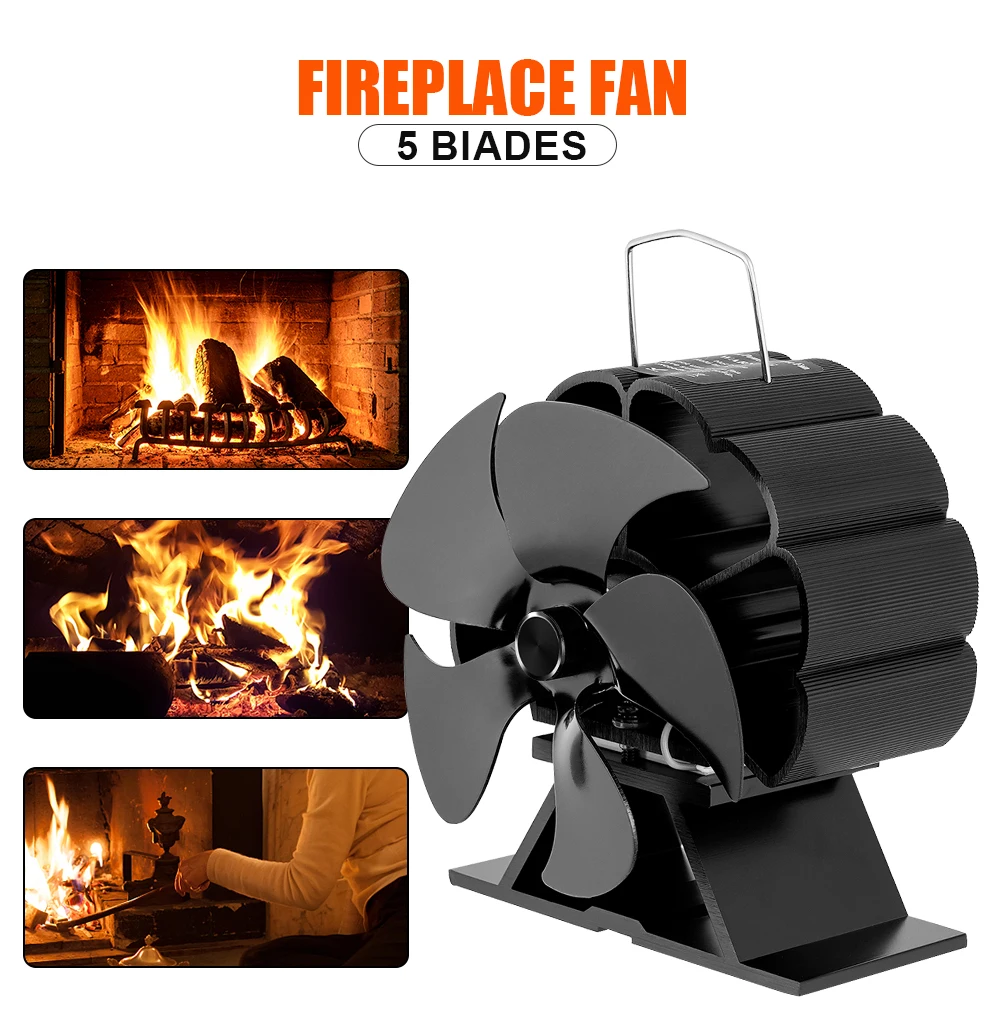 5 Blade Heat Powered Mini Stove Fan Small Fireplace Fan Log Wood Burner Eco-fan Quiet Fan Heater Efficient Heat Distribution
5 Blade Heat Powered Mini Stove Fan Small Fireplace Fan Log Wood Burner Eco-fan Quiet Fan Heater Efficient Heat Distribution
