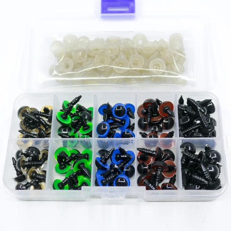 Boxed Black Bean Eye Plastic Eye Art Eye Color Eye Brown Screw Eye Plush Doll DIY Toy Eye 100pcs
Boxed Black Bean Eye Plastic Eye Art Eye Color Eye Brown Screw Eye Plush Doll DIY Toy Eye 100pcs