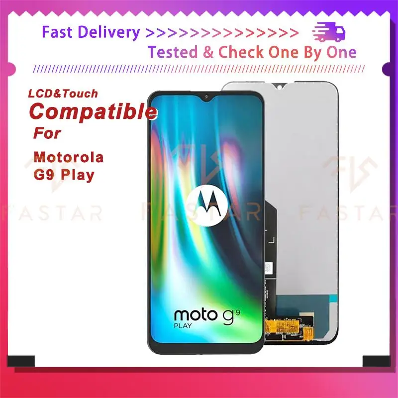 6.5"Original For Motorola Moto G9 Play XT2083 LCD Display Touch Digitizer Assembly Replacement Phone Screen Moto G9Play lcd
6.5"Original For Motorola Moto G9 Play XT2083 LCD Display Touch Digitizer Assembly Replacement Phone Screen Moto G9Play lcd