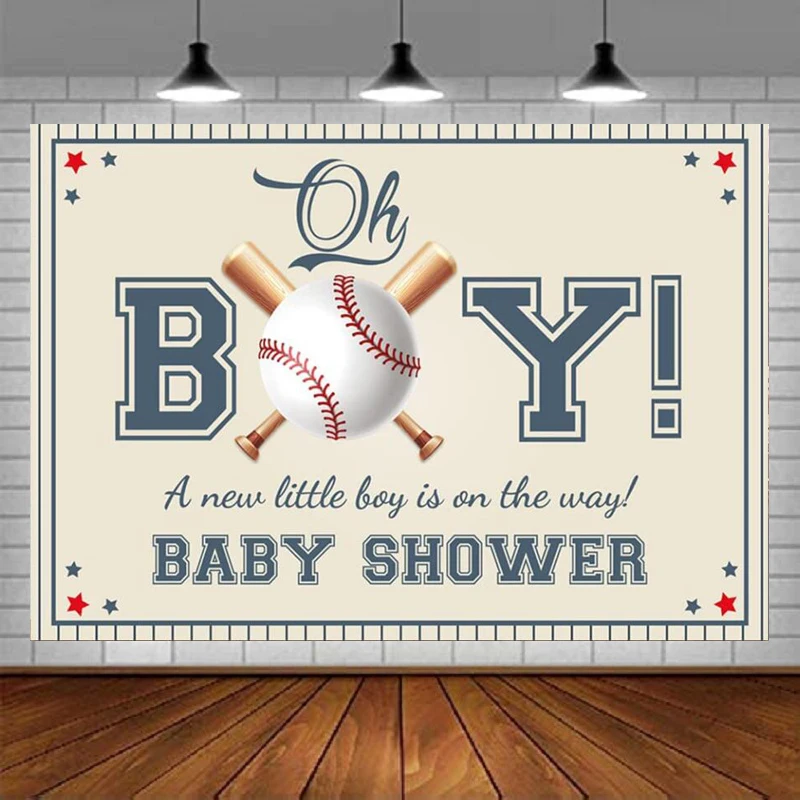 Baseball Photography Backdrop Oh Boy A New Little Boy Is On The Way Baby Shower Party Decor Photo Background Banner Cake Table
Baseball Photography Backdrop Oh Boy A New Little Boy Is On The Way Baby Shower Party Decor Photo Background Banner Cake Table