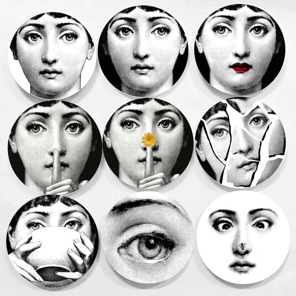 Luxury Decor Beautiful Wall Plate Italy Design Decorative Plate High End Lina Face Plate Decorative Bowls for Home Decoration 
Luxury Decor Beautiful Wall Plate Italy Design Decorative Plate High End Lina Face Plate Decorative Bowls for Home Decoration