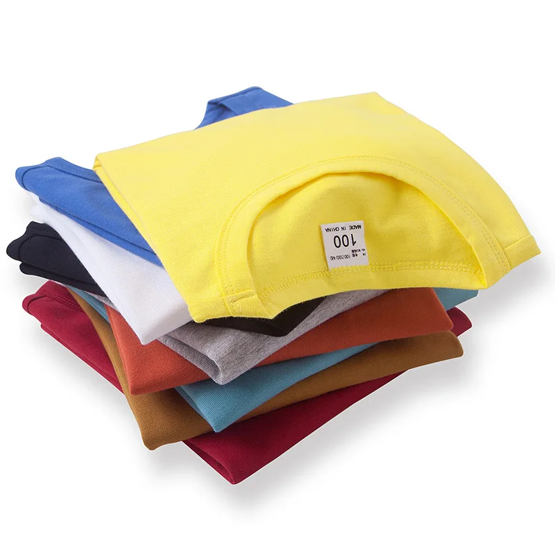 3-8 year old children's Korean solid color printing all-match ice cream color bottoming T-shirt
3-8 year old children's Korean solid color printing all-match ice cream color bottoming T-shirt
