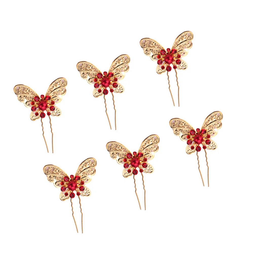 6 PCS Big Butterfly Hair Clips Rhinestone Hairpin Accessories Bridal Stick Shpae Bride
6 PCS Big Butterfly Hair Clips Rhinestone Hairpin Accessories Bridal Stick Shpae Bride